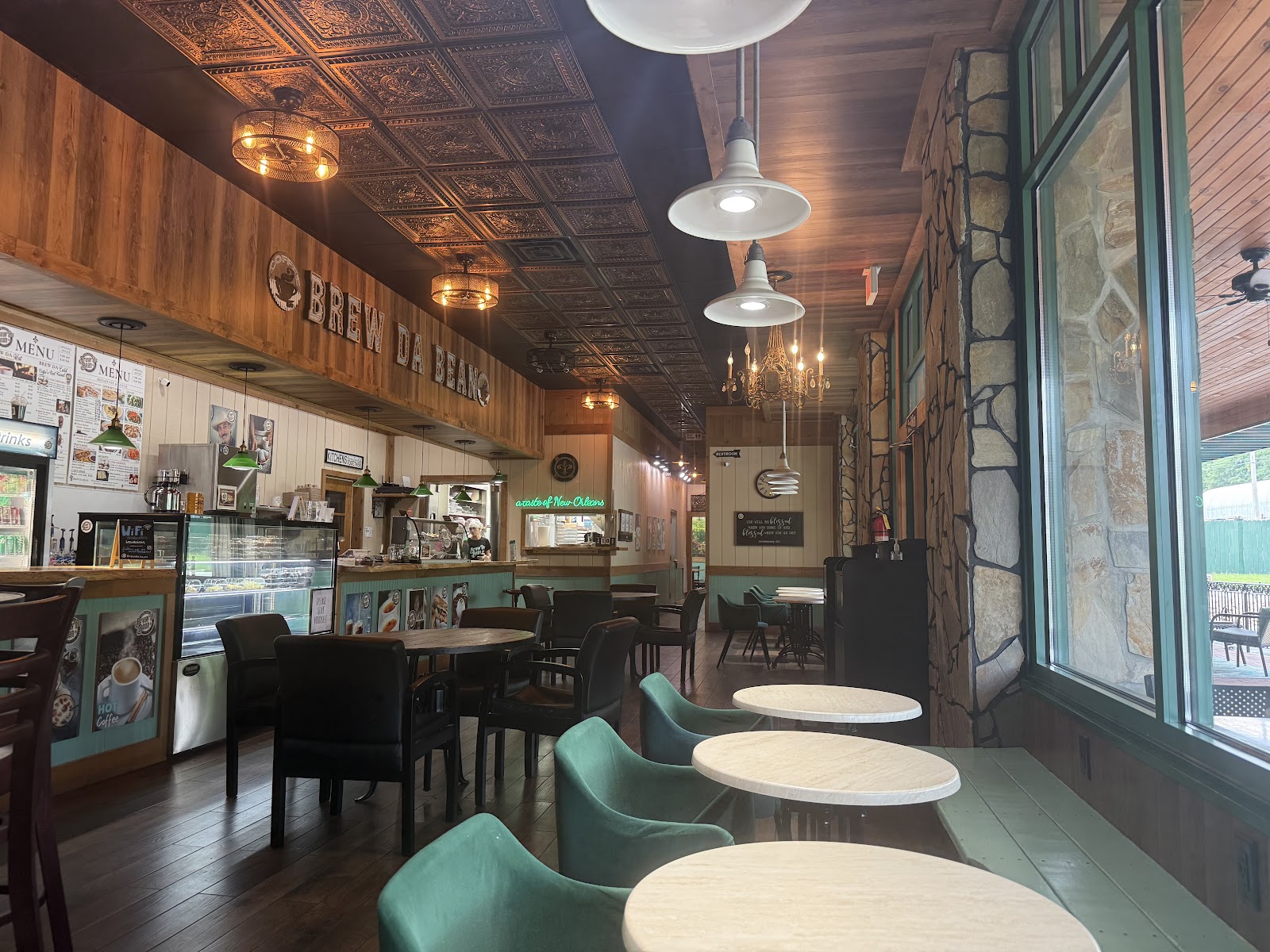 Inside Brew Da Bean in Christiansburg
